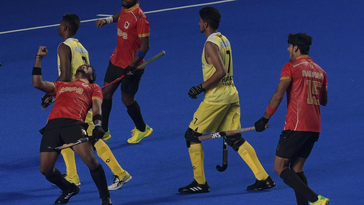 Indian Railways thumps Hockey Karnataka to clinch MCCMurugappa Gold Cup 2023 Sportstar